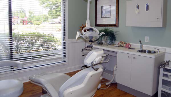dental care center treatment room